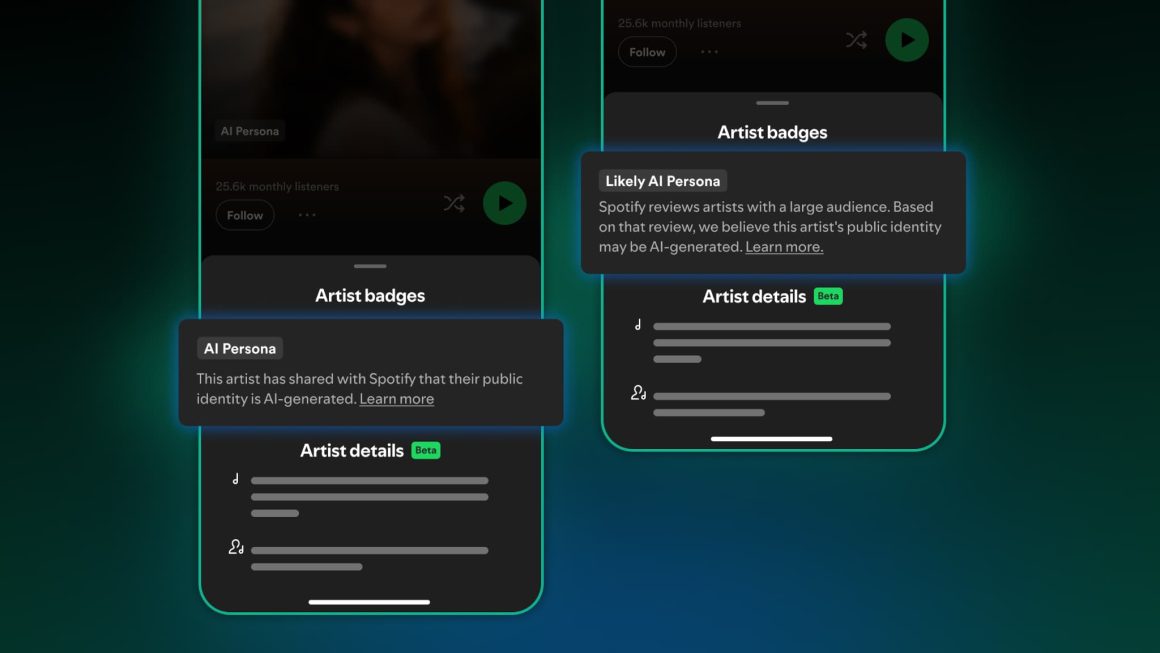 Spotify met en place le label AI Persona pour encadrer la musique générée par IA
