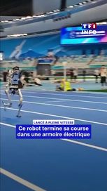 8cfd7f64-135c-4f7d-a738-d341350b51a2 Un robot impressionne par sa vitesse lors des World Humanoid Robot Games