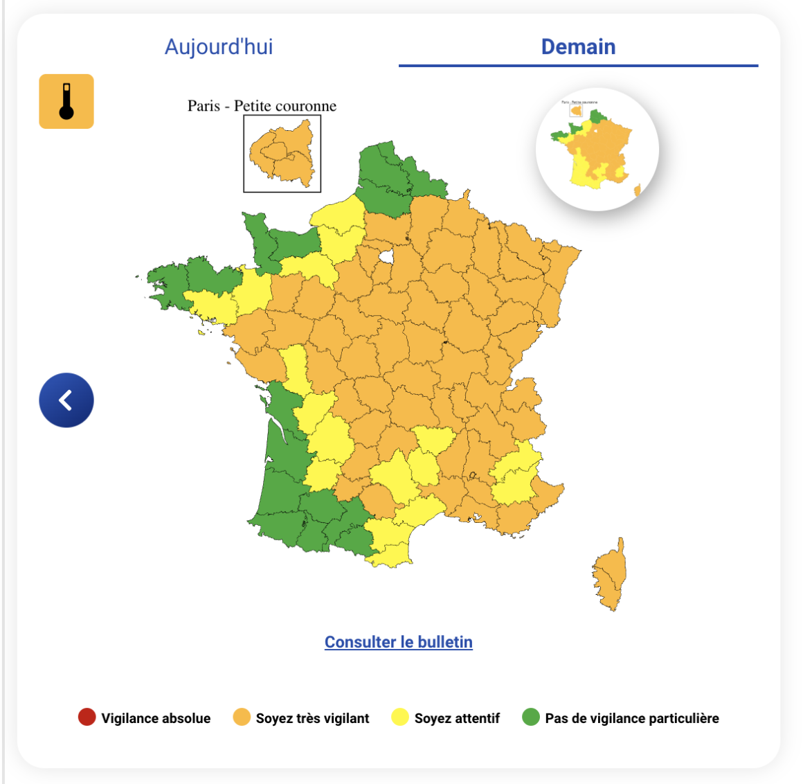 b6ba32d1-bddf-455f-92c4-ec80001f3e5b Canicule en France: Vigilance orange maintenue dans 64 départements