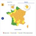 Canicule en France: Vigilance orange maintenue dans 64 départements