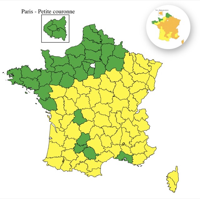c4648317-f1bf-4e1f-9a20-318fc2767dc6 62 départements placés en vigilance jaune pour orages