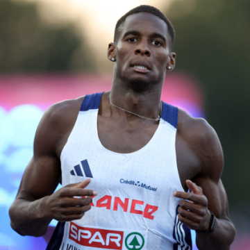 Just Kwaou-Mathey, médaille d&rsquo;argent au 110m haies