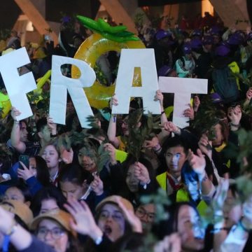 Un rassemblement pour les jeunes lors du Frat 2025