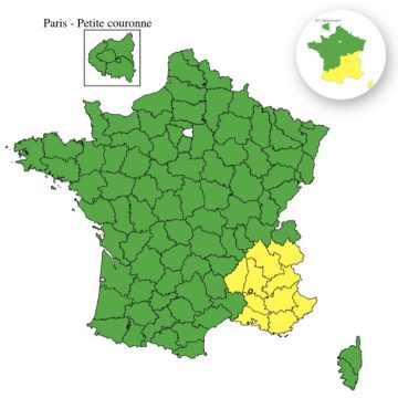 d514999a-7cf7-45fb-8a7d-668982eab111 Vigilance Jaune pour Dix Départements en raison des Pluies et Inondations