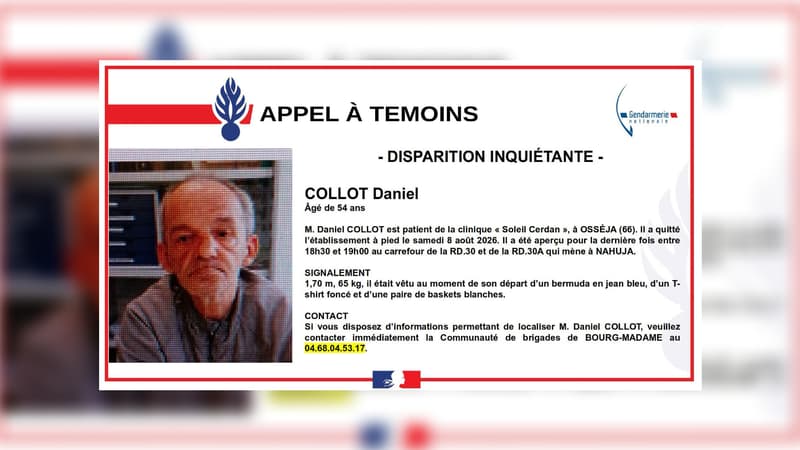 eb4f366f-3ab2-43ba-b237-b1acd8275f5e Disparition inquiétante d’un homme de 54 ans dans les Pyrénées-Orientales