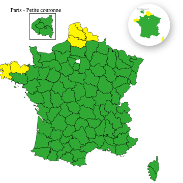 Alerte aux Orages sur Cinq Départements