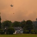 Un incendie ravage la frontière belgo-allemande