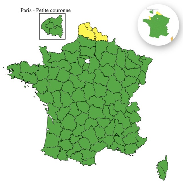 fa0c34fe-763c-4760-a176-287a5078f998 Vigilance Jaune pour Orages dans le Nord de la France