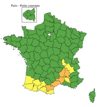0b70b5d3-4390-47e0-a0e1-f0247d192016 Alerte Canicule en France : Vigilance Orange dans Cinq Départements