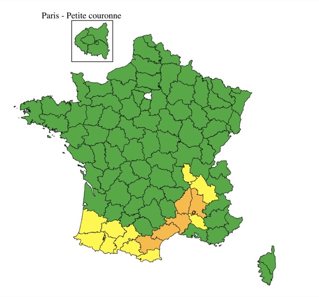 0b70b5d3-4390-47e0-a0e1-f0247d192016 Alerte Canicule en France : Vigilance Orange dans Cinq Départements
