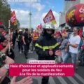 Protestation des Pompiers à Paris