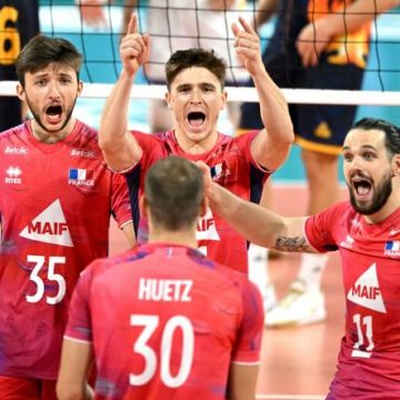 L&rsquo;équipe de France de volley-ball se qualifie pour les demi-finales du championnat d&rsquo;Europe