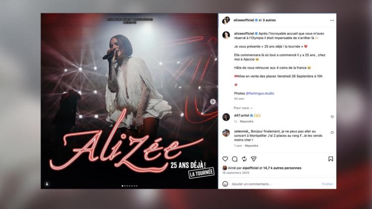 51fa4ac9-399e-4903-9fa8-17cf954306d3 La chanteuse Alizée reporte son concert à Ajaccio