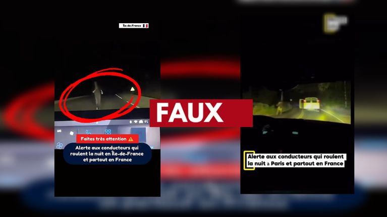 5744fb23-1ba2-4c32-8d56-3837f19e77e8 Des vidéos trompeuses alarmant sur les vols nocturnes d’automobilistes démenties