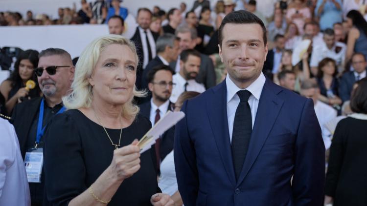 588d2b10-e387-454e-ba5f-d40651addd1a Marine Le Pen au Touquet pour la rentrée parlementaire du RN