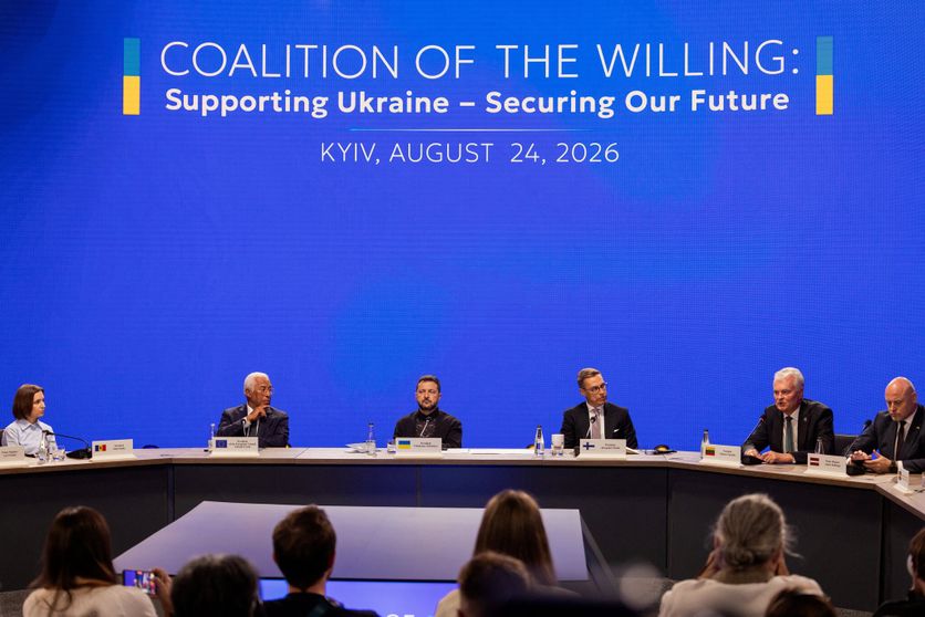 UKRAINE-BRITAIN-RUSSIA-WAR-POLITICS-DIPLOMACY-INDEPENDENCE DAY La coalition des volontaires et l’aide militaire à l’Ukraine