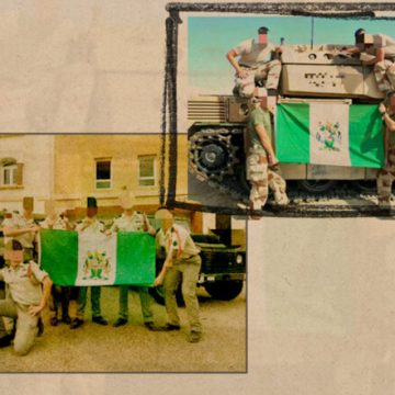 Des soldats français et le drapeau de la Rhodésie : une enquête controversée
