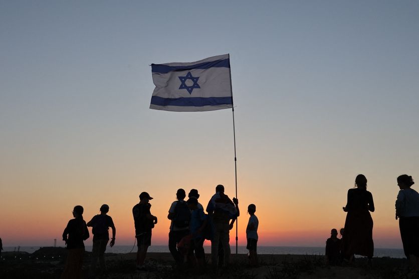 Israeli-Palestinian conflict - Gaza Border Rassemblement à la Frontière de Gaza pour la Réoccupation