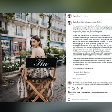 Lily Collins et la fin d&rsquo;Emily in Paris