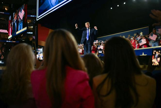 86a5aa7d-711b-4492-844f-c3fa477b12cc Donald Trump au centre de la convention républicaine à Dallas
