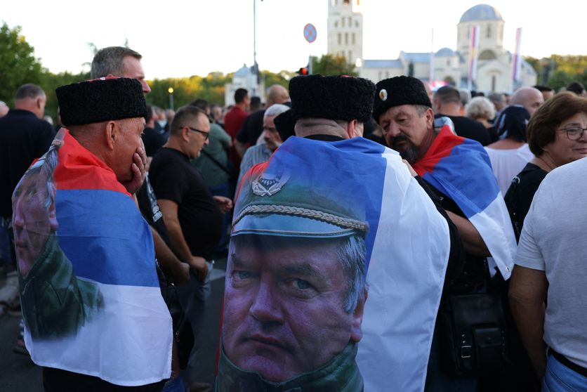 Funeral in Belgrade for former Bosnian Serb general and convicted war criminal Ratko Mladic Obsèques de Ratko Mladic à Belgrade : Un événement marquant pour la Serbie