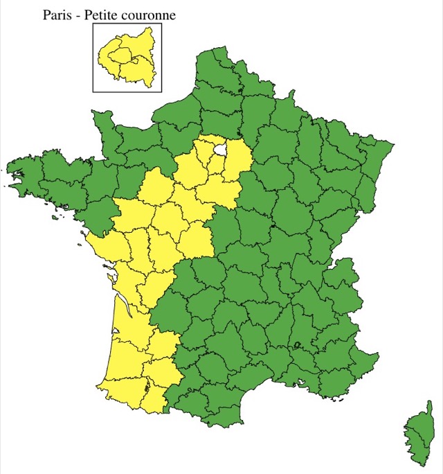 a0b5ff64-6b02-484c-b26b-676dd52b3e86 Alerte aux orages : 26 départements en vigilance jaune