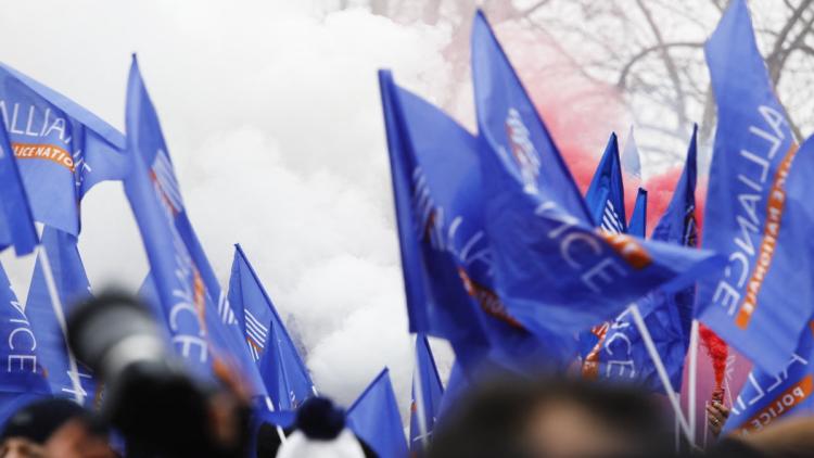 aa91762a-07e5-40ec-95d4-be0b92134213 Mobilisation des policiers à l’appel des syndicats Alliance et Un1té