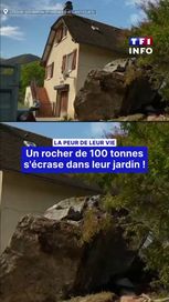 ac372b70-3fd2-41fb-8321-75494f9638f4 Un rocher de 100 tonnes frôle une maison à Louvie-Soubiron