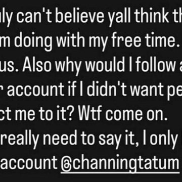 Channing Tatum face aux accusations d&rsquo;un compte Instagram anonyme