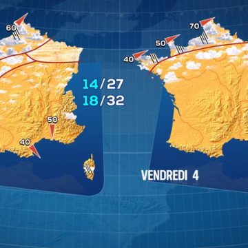L&rsquo;anticyclone et ses conséquences pour la France au début de septembre