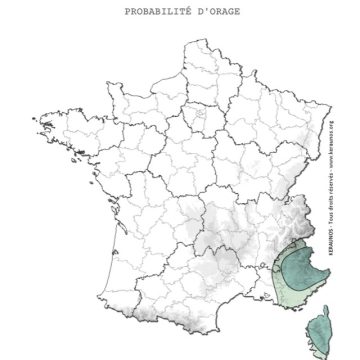 Les orages persistent dans le sud-est de la France