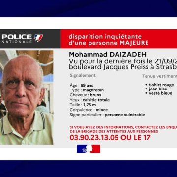 d369dcad-94e6-4014-81dc-6a0b050f29cb Disparition inquiétante d’un sexagénaire à Strasbourg
