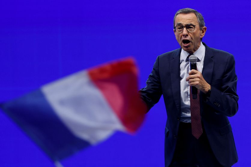 FRANCE-POLITICS-ELECTION-LR Bruno Retailleau Mobilise la Jeunesse Républicaine pour 2027