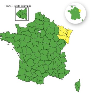 Vigilance Jaune pour Orages dans 5 Départements