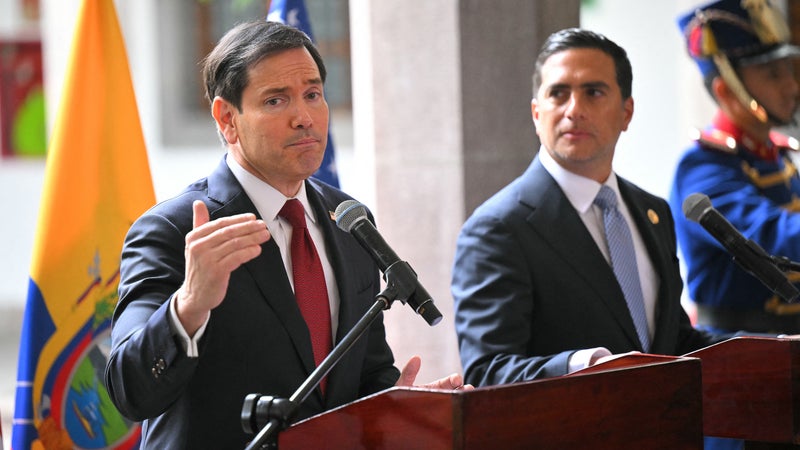 ffeebfd8-63cf-4175-97cc-3adaaf8db8eb Marco Rubio en Équateur: renforcement contre les cartels de drogue