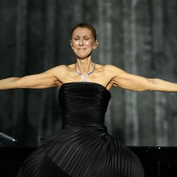 FRANCE-CANADA-MUSIC-CELEBS Céline Dion commence sa tournée à Nanterre avec émotion