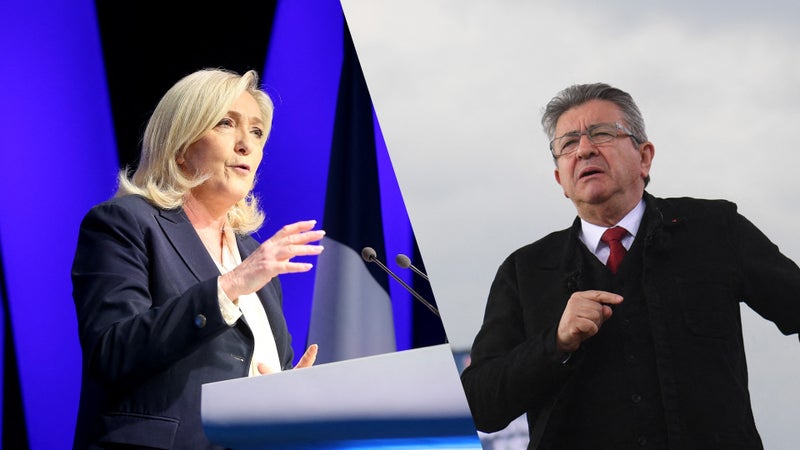 0c1ecadb-8769-4efa-8402-48c33a29e245 Jean-Luc Mélenchon et Marine Le Pen en Tête dans les Sondages Présidentiels