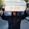 Mobilisation des lycées privés en France
