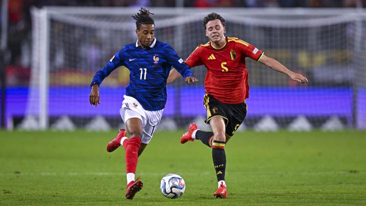2e096a4d-b02c-4399-9a1e-eb1f7fc757de La France affronte la Belgique lors de la Ligue des Nations