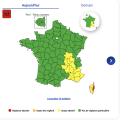 Météo-France en alerte rouge pour pluies et inondations en Haute-Corse