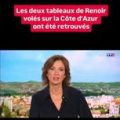 Les tableaux volés de Renoir retrouvés