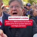 Jean-Luc Mélenchon et le Mouvement Lycéen à Paris