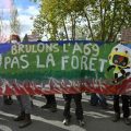 Manifestation contre l&rsquo;autoroute A69 entre Castres et Toulouse